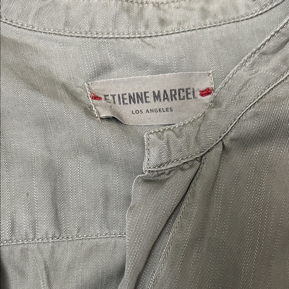 Etienne Marcel | M | Olive Green Women's Jumpsuit - Picture 4 of 11